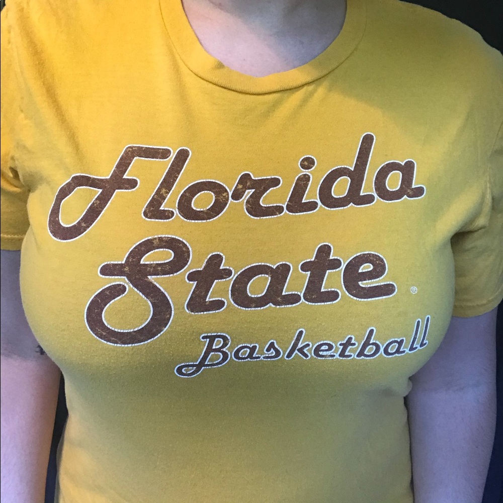 Retro Fsu basketball tee